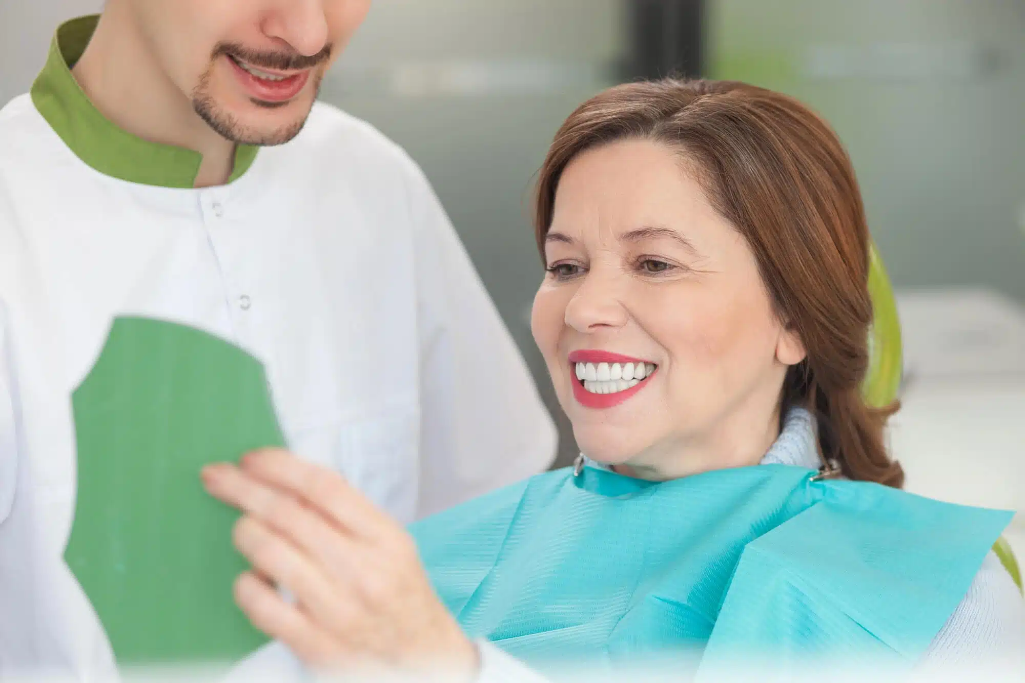 loving her Dental Implants in Grosse Pointe MI