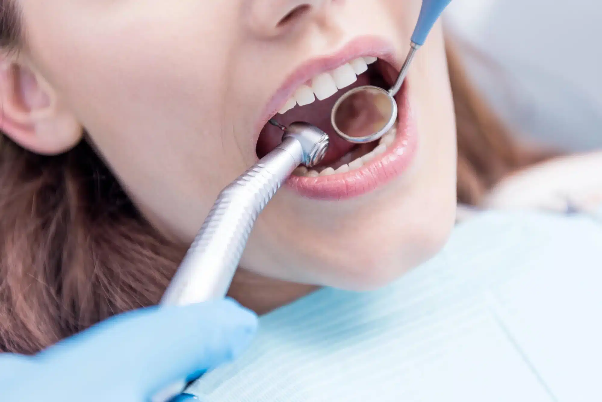 Gum exam with Wayne County dentist